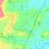 Topografische kaart Stretton-on-Fosse, hoogte, reliëf