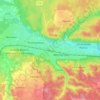 Topografische kaart Neustadt in Westpreußen, hoogte, reliëf