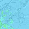 Topografische kaart Landsmeer, hoogte, reliëf