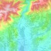 Topografische kaart Cacabelos, hoogte, reliëf