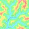 Topografische kaart Fleming-Neon, hoogte, reliëf