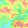 Topografische kaart Daïra Beni Maouche, hoogte, reliëf