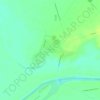 Topografische kaart Yungngora, hoogte, reliëf