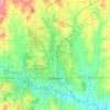 Topografische kaart Stillwater, hoogte, reliëf