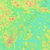 Topografische kaart Sulkava, hoogte, reliëf