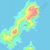 Topografische kaart 浮鹰岛, hoogte, reliëf