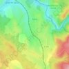 Topografische kaart Epiry, hoogte, reliëf