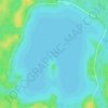 Topografische kaart Kamiskotia Lake, hoogte, reliëf