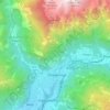 Topografische kaart Chiavenna, hoogte, reliëf