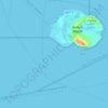 Topografische kaart Aunuʻu, hoogte, reliëf