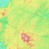Topografische kaart Aracê, hoogte, reliëf