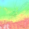 Topografische kaart ድሬዳዋ, hoogte, reliëf