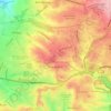 Topografische kaart Dély Brahim ⴷⴻⵍⵉ ⴱⵔⴰⵀⵉⵎ دالي إبراھيم, hoogte, reliëf