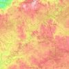 Topografische kaart Woiwodschap Podlachië, hoogte, reliëf