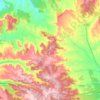 Topografische kaart Fuentenava de Jábaga, hoogte, reliëf