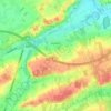 Topografische kaart Assent, hoogte, reliëf