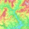 Topografische kaart Gemeinde Weiten, hoogte, reliëf