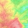 Topografische kaart Quévert, hoogte, reliëf