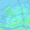 Topografische kaart Vlaardingen, hoogte, reliëf
