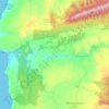 Topografische kaart Tafedna, hoogte, reliëf