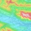 Topografische kaart Nötsch im Gailtal, hoogte, reliëf