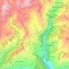 Topografische kaart Torgnon, hoogte, reliëf