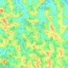 Topografische kaart La Esmeralda, hoogte, reliëf