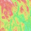 Topografische kaart Eidskog, hoogte, reliëf