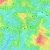 Topografische kaart Melen, hoogte, reliëf