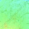 Topografische kaart Bogatic, hoogte, reliëf