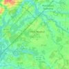 Topografische kaart West Windsor Township, hoogte, reliëf