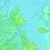 Topografische kaart Queyrac, hoogte, reliëf