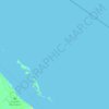 Topografische kaart Green Turtle Cay, hoogte, reliëf