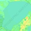 Topografische kaart Lake Eustis, hoogte, reliëf