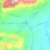 Topografische kaart Woodstock, hoogte, reliëf