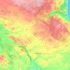 Topografische kaart Tomelilla kommun, hoogte, reliëf