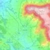 Topografische kaart Hetzles, hoogte, reliëf