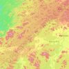 Topografische kaart Ebolowa I, hoogte, reliëf