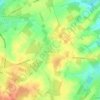 Topografische kaart Boekhout, hoogte, reliëf