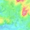 Topografische kaart Brunembert, hoogte, reliëf