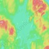 Topografische kaart Stora Bör, hoogte, reliëf