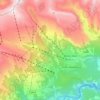 Topografische kaart Laax, hoogte, reliëf