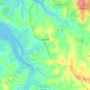 Topografische kaart Weddell, hoogte, reliëf