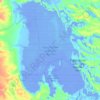 Topografische kaart Kati Thanda-Lake Eyre (North), hoogte, reliëf