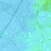 Topografische kaart Terwispel, hoogte, reliëf