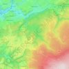 Topografische kaart Membach, hoogte, reliëf