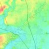 Topografische kaart Vivoin, hoogte, reliëf