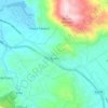 Topografische kaart Vicalvi, hoogte, reliëf