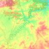 Topografische kaart Jati, hoogte, reliëf