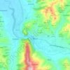 Topografische kaart Berat, hoogte, reliëf